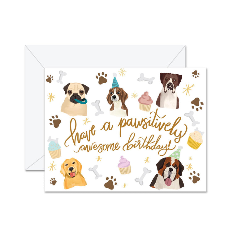 JAYBEE DESIGN BIRTHDAY PAWSITIVE DOG