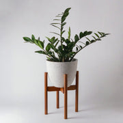 KANSO DESIGNS ADJUSTABLE DARK BAMBOO PLANT STAND