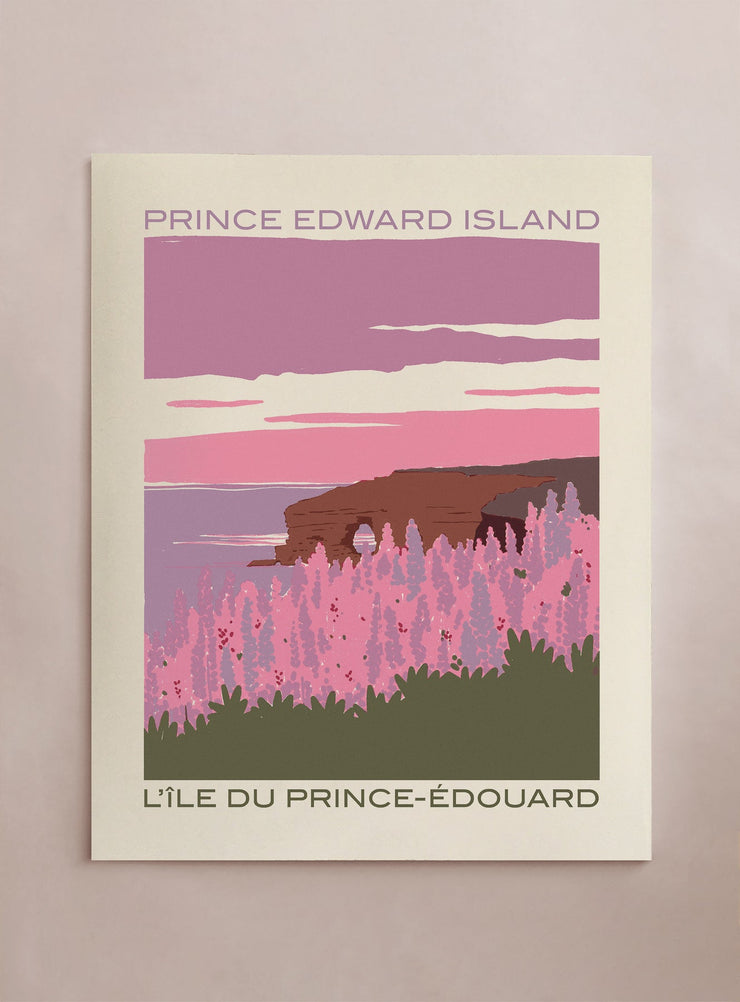 STEPHANIE CHENG TRAVEL POSTER PRINCE EDWARD ISLAND