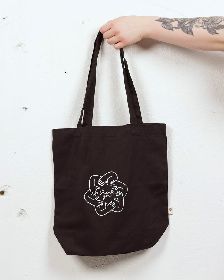 THANK YOU TOTE TOGETHER BLACK