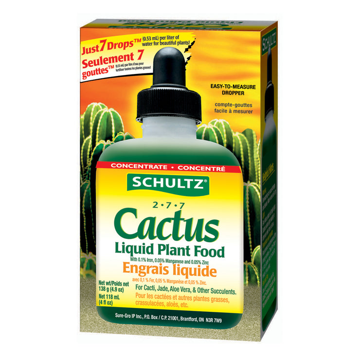 SCHULTZ LIQUID PLANT FOOD CACTUS 2-7-7