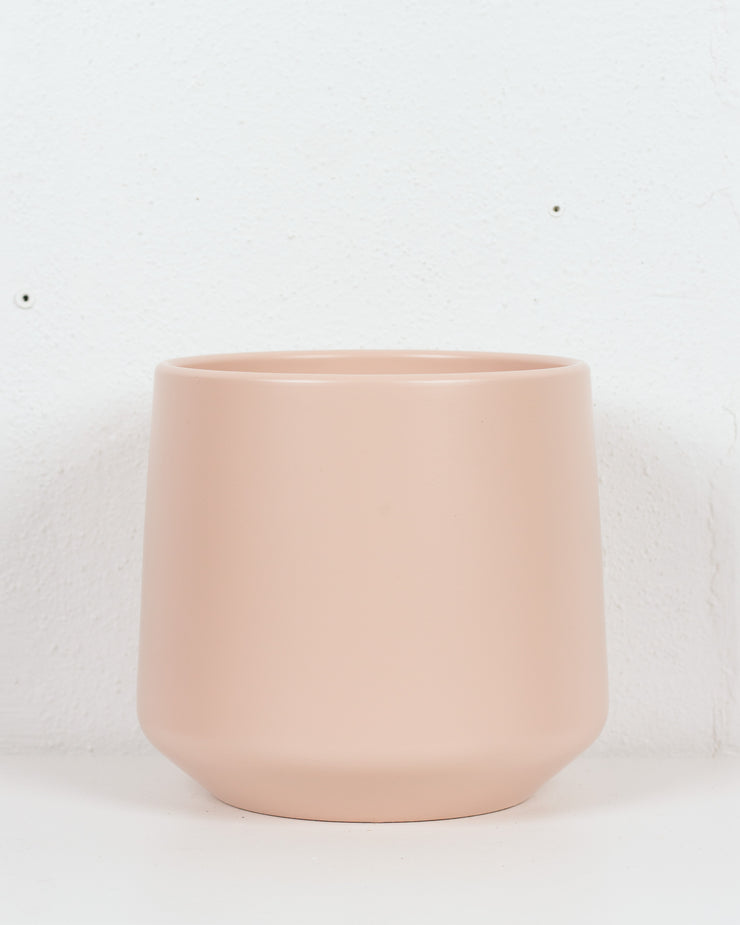 AMBER POT 08.25" LIGHT PINK