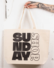 SUNDAY SHOP X TIGER TAIL TOTE NATURAL (FLORAL)