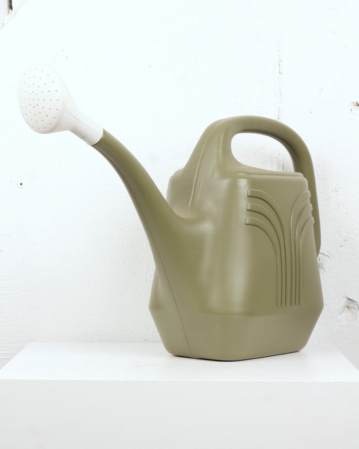 2 GALLON WATERING CAN OLIVE